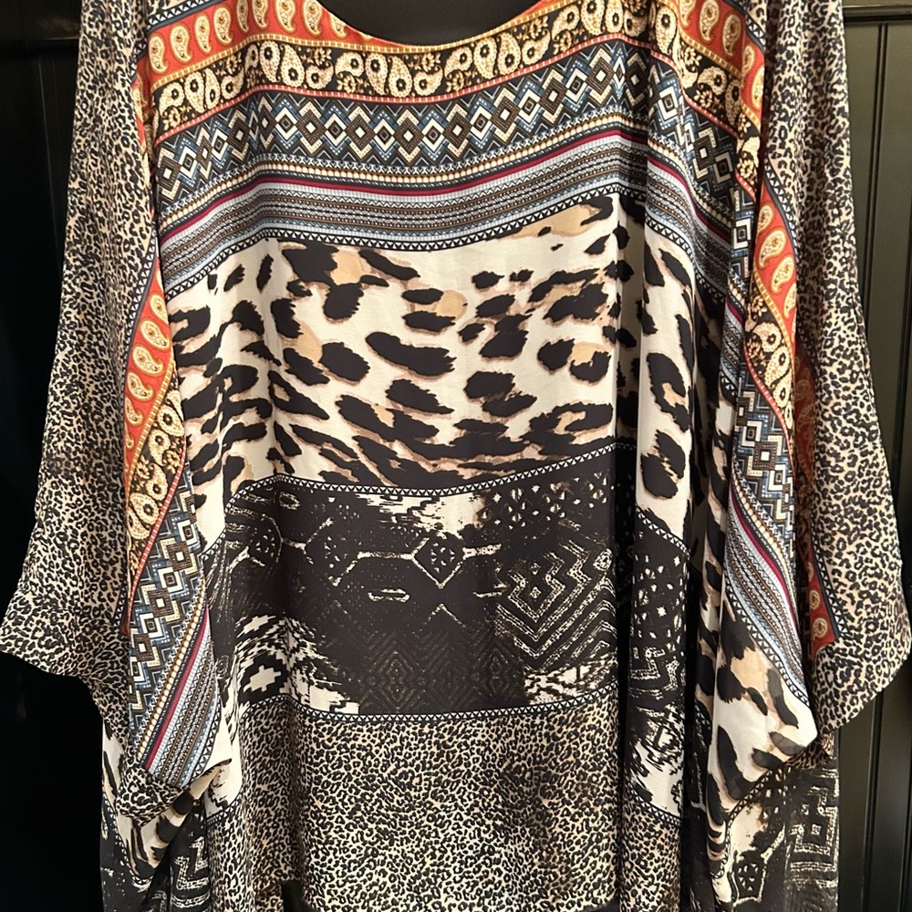Melissa Paige Multicolor Patterned Blouse